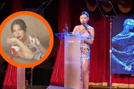 Emotiva. Aguilar dijo que el trabajo que actualmente realiza es lo que la mantiene a flote entre los tiempos de polémicas.