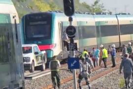 El Tren Maya registró un percance al salir de la estación San Francisco de Campeche; uno de sus vagones salió parcialmente de la vía sin dejar lesionados.