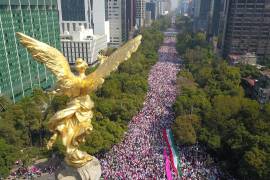 Sólo 12 mil asistieron a marcha en defensa del INE, asegura Batres; fueron más de 200 mil: organizadores