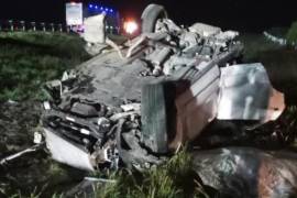 Dos víctimas mortales, originarias de Texas, Estados Unidos, dejó el choque de una unidad particular contra un venado en General Bravo, Nuevo León.