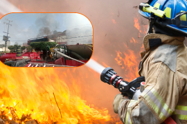 Durante abastecimiento de gas, fuga causa explosión e incendio en la Ciudad de México