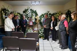 Montan guardia de honor en funeral de Álvaro Canales, historiador coahuilense