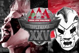 Wagner Jr. y Psycho Clown se juegan las máscaras en Triplemanía XXV