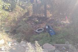 Accidente vial en arroyo de Santa Catarina, Nuevo León