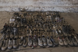 Zapatos encontrados en Teuchitlán, Jalisco