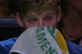 Video: Goffin recibe un pelotazo en el ojo y se retira del torneo de Rotterdam