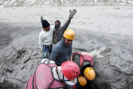 India: Mueren nueve tras avalancha de agua y lodo