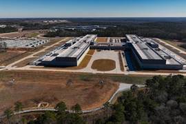 El centro de datos Stanton Springs de Meta es visible el 13 de enero de 2026 en el condado de Newton, Georgia.