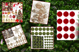 Las esferas más bonitas de Amazon para darle un brillo único a tu arbolito esta Navidad