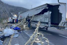 Elementos de emergencia acudieron para atender al operador.