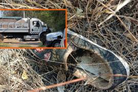 Tapan con placa metálica fosa clandestina en Guanajuato