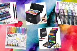 5 paquetes de plumones imperdibles para crear, dibujar y rotular