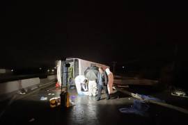 El fatal accidente se registró sobre la Carretera Miguel Alemán la tarde del domingo.