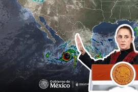 La Presidenta de México, Claudia Sheinbaum, exhortó a la población a mantenerse atenta a los avisos meteorológicos y seguir las recomendaciones de Protección Civil.