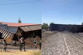 En redes sociales se difundió el metraje del siniestro del tren de carga en Aguascalientes