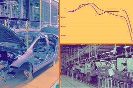 La producción de automóviles no ha dejado de caer en términos acumulativos en lo que va del año 2026 en México.