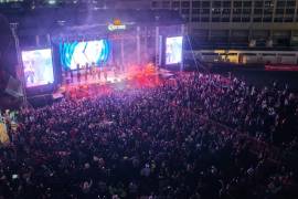 Miles de personas abarrotaron el Biblioparque Norte para disfrutar del concierto de Lenin Ramírez durante el FUTFEST Saltillo 2026.