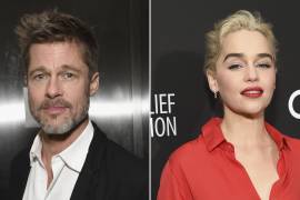 Brad Pitt participó en una subasta para cenar con Emilia Clarke