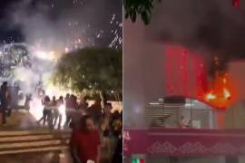 Pirotecnia generó incidentes durante los festejos del Grito de Independencia en Palenque y Cintalapa, Chiapas.