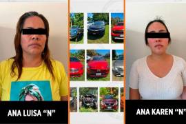 Cinco inmuebles asegurados, 34 vehículos incautados, armas y droga decomisadas, así como dos presuntas integrantes de La Barredora detenidas.