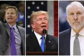 Donald Trump critica a Kerr y Popovich por su silencio en China