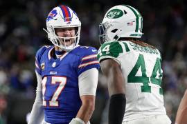 Pese al buen rendimiento de los Jets, en gran medida por A-Rod, Josh Allen se mantuvo a la altura y guió el triunfo de los Bills.