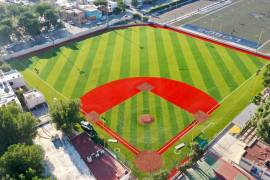 Totalmente renovado luce el campo de beisbol del Ateneo Fuente;