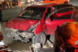 El accidente dejó una persona lesionada.