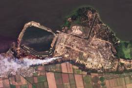 Riesgos. Debido a bombardeos continuos en el área, las imágenes satelitales de Planet Labs mostraron incendios alrededor del complejo, la planta nuclear más grande de Europa, durante los últimos días.