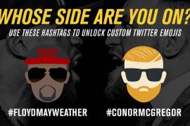 UFC anuncia emojis para pelea entre Mayweather y McGregor