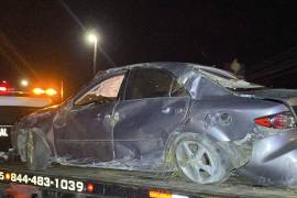 El accidente ocurrió alrededor de las 23:00 horas en los límites de Saltillo y Arteaga.