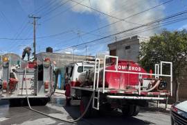El fuego fue controlado antes de que alcanzara las viviendas aledañas; no se reportaron personas lesionadas.