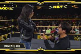 Luchador mexicano le pide matrimonio a conductora de Televisa después de ganar el campeonato crucero de la WWE