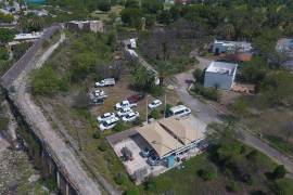 Vista aérea de la extensa propiedad ubicada a un costado del Club de Golf El Socorro en Monclova.