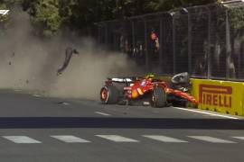 El accidente entre Checo Pérez y Carlos Sainz Jr. dejó a ambos fuera del Gran Premio, donde el mexicano estaba teniendo una gran participación.