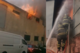 Incendio en fábrica de plásticos desaloja a 50 personas de sus viviendas en Álvaro Obregón