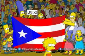 Los Simpson piden apoyo para Puerto Rico