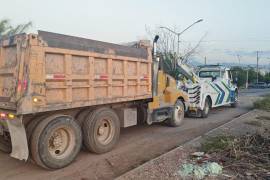 El camión de carga fue decomisado por las autoridades.