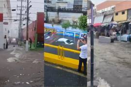 Calles y avenidas de Acapulco inundadas