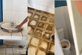 Alumno del CETMAR, Salina Cruz, Oaxaca, es expulsado tras exhibir las pésimas condiciones de los baños en la institución educativa.