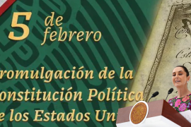 5 de febrero, Promulgación de la Constitución Mexicana