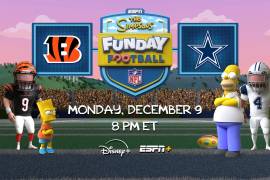 Los Simpsons serán los invitados de honor en el encuentro entre los Bengals y los Cowboys de diciembre.