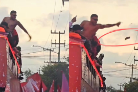 Alexis Vega fue uno de los jugadores más observados durante el festejo del bicampeonato del Toluca.