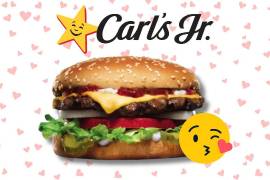 Promoción “Burger a 1 Beso” dará una Famous Star con Queso gratis al comprar un combo y dar un beso; solo aplica el 14 de febrero en sucursales participantes.