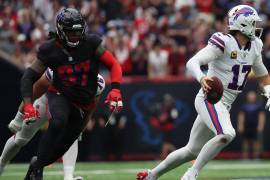 Josh Allen lidera a los Bills de Búfalo en un duelo decisivo del TNF ante los Texans de Houston, con línea de apuestas inclinada hacia la visita.
