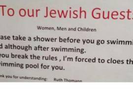 Israel pide que se disculpe un hotel suizo, por carteles antisemitas