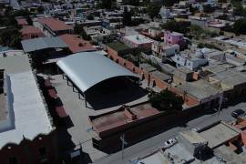 La obra forma parte de las acciones de infraestructura educativa impulsadas por el Gobierno del Estado para fortalecer planteles de Saltillo.