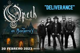 Los suecos de Opeth, el conjunto de death metal melódico progresivo, dieron un concierto en Monterrey.