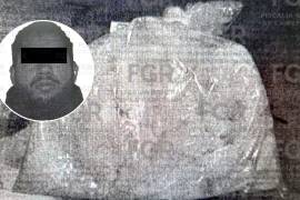 Durante la intervención se aseguró una bolsa con poco más de un kilogramo de clorhidrato de metanfetamina.