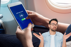 Existen aerolíneas que permite el uso del teléfono durante el vuelo sin necesidad de bloquear la señal de tu celular